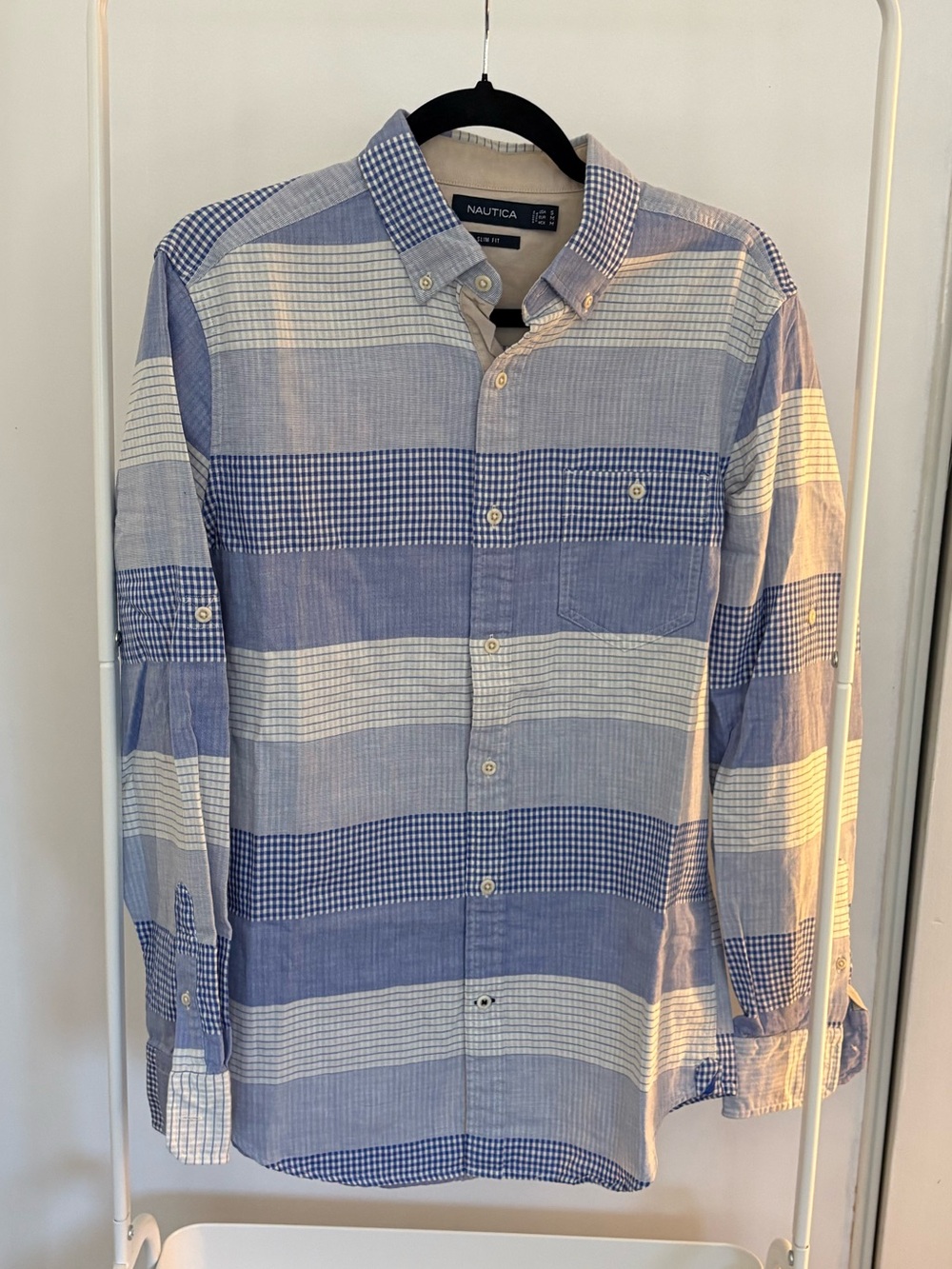 Nautica | Striped & Gingham Button-Down Shirt